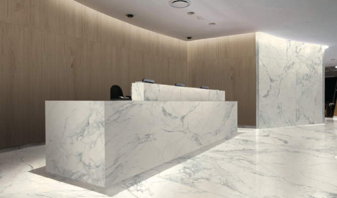 Marble solid panels