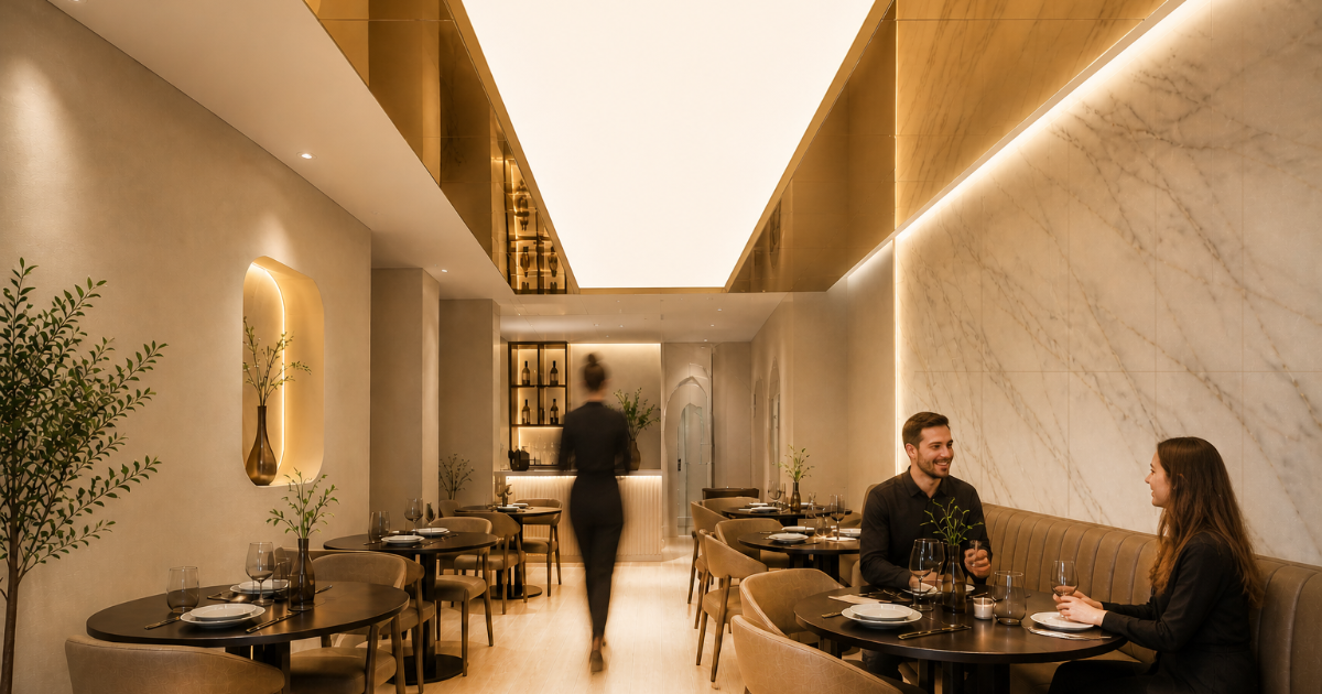 VS- AI render application restaurant